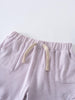 Lara Towelling Shorts - Lilac