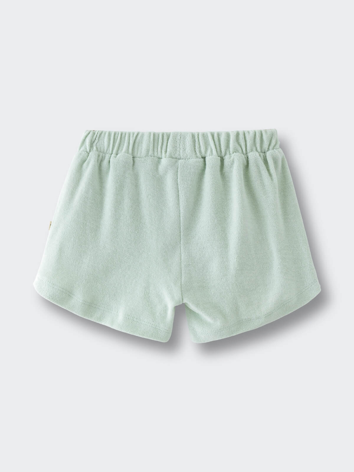 Lara Towelling Shorts - Mint