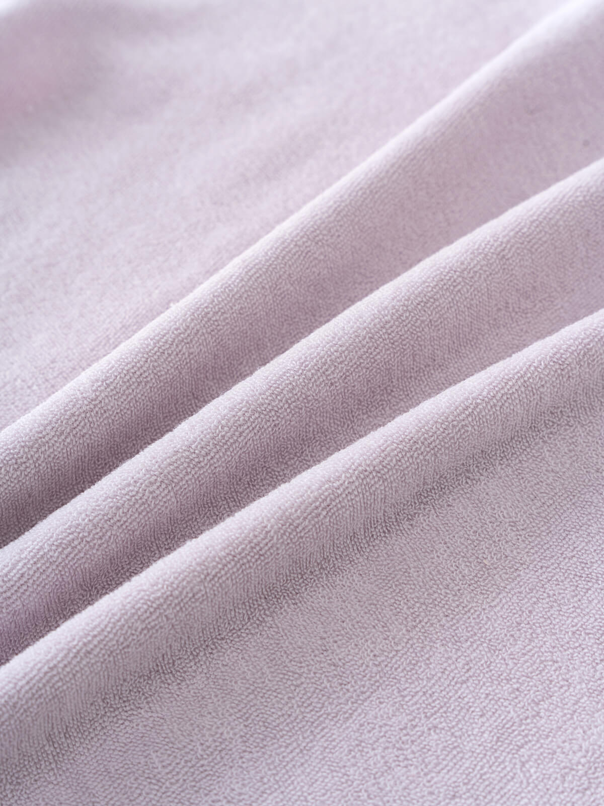 Lara Towelling Tee Shirt - Lilac