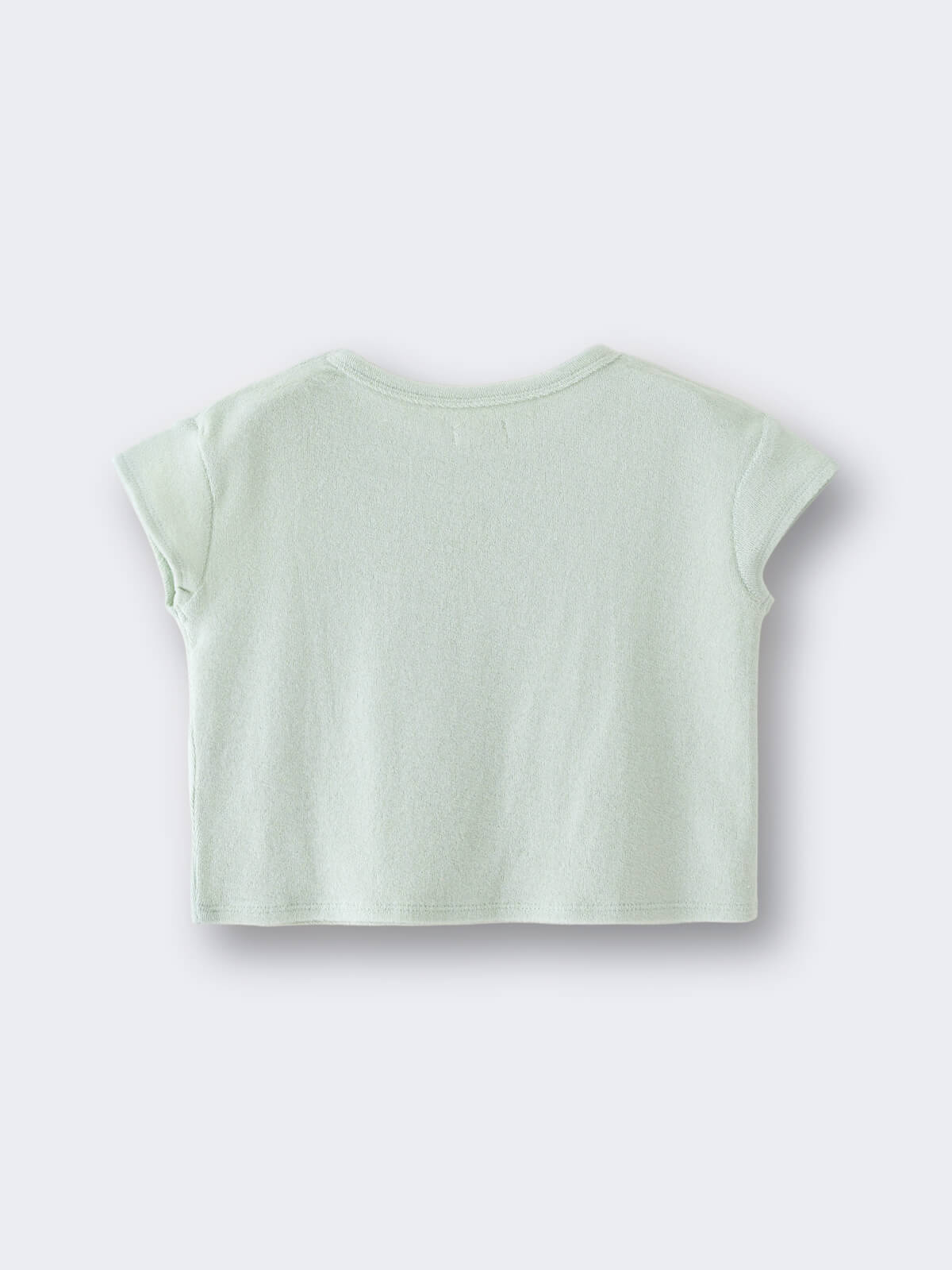 Lara Towelling Tee Shirt - Mint