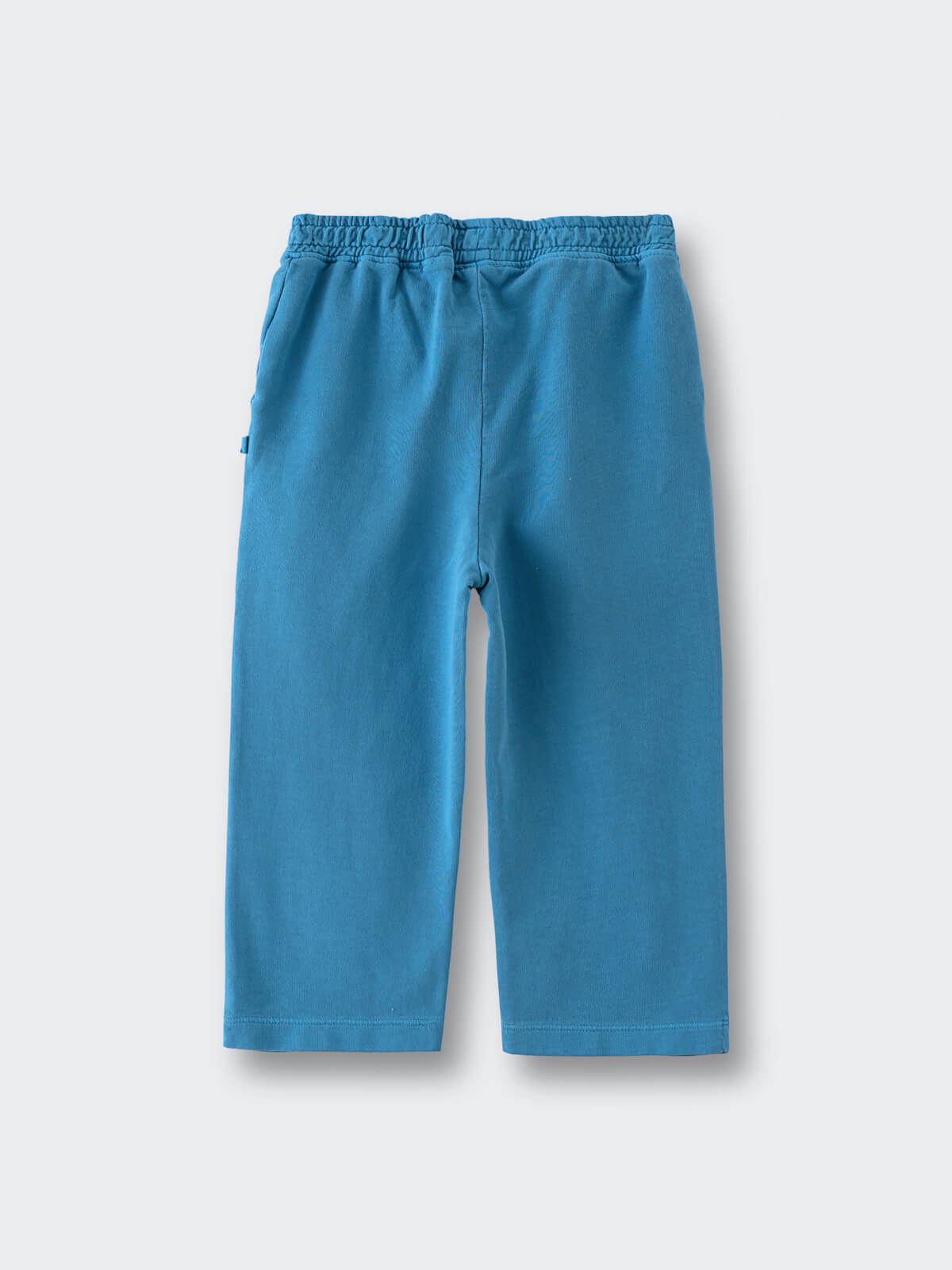 Blue sweatpants with elastic waistband laid flat on light background Light Sweatpants - Marine Boys
