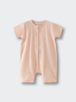 Lucy Short Sleeve One Piece - Apricot