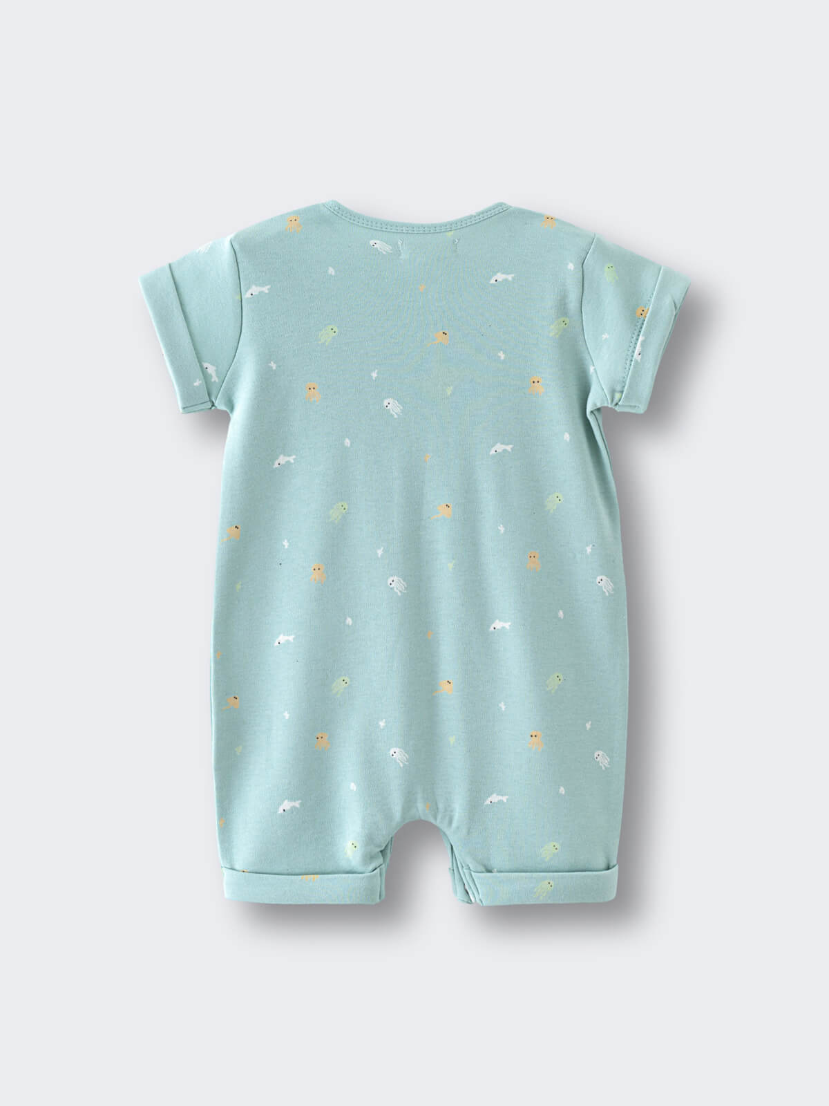 Oliver Short Sleeve Onesie - Sea Friends