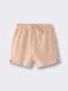 Riley Towelling Shorts - Apricot