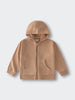 Ruby Zip Hoodie - Sand