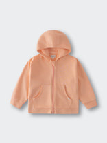Ruby Zip Hoodie - Toasted Peach