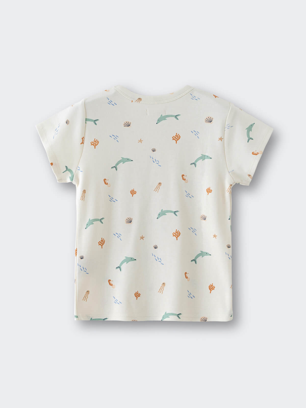 Sadie Short Sleeve Tee Shirt - Dolphin Fun