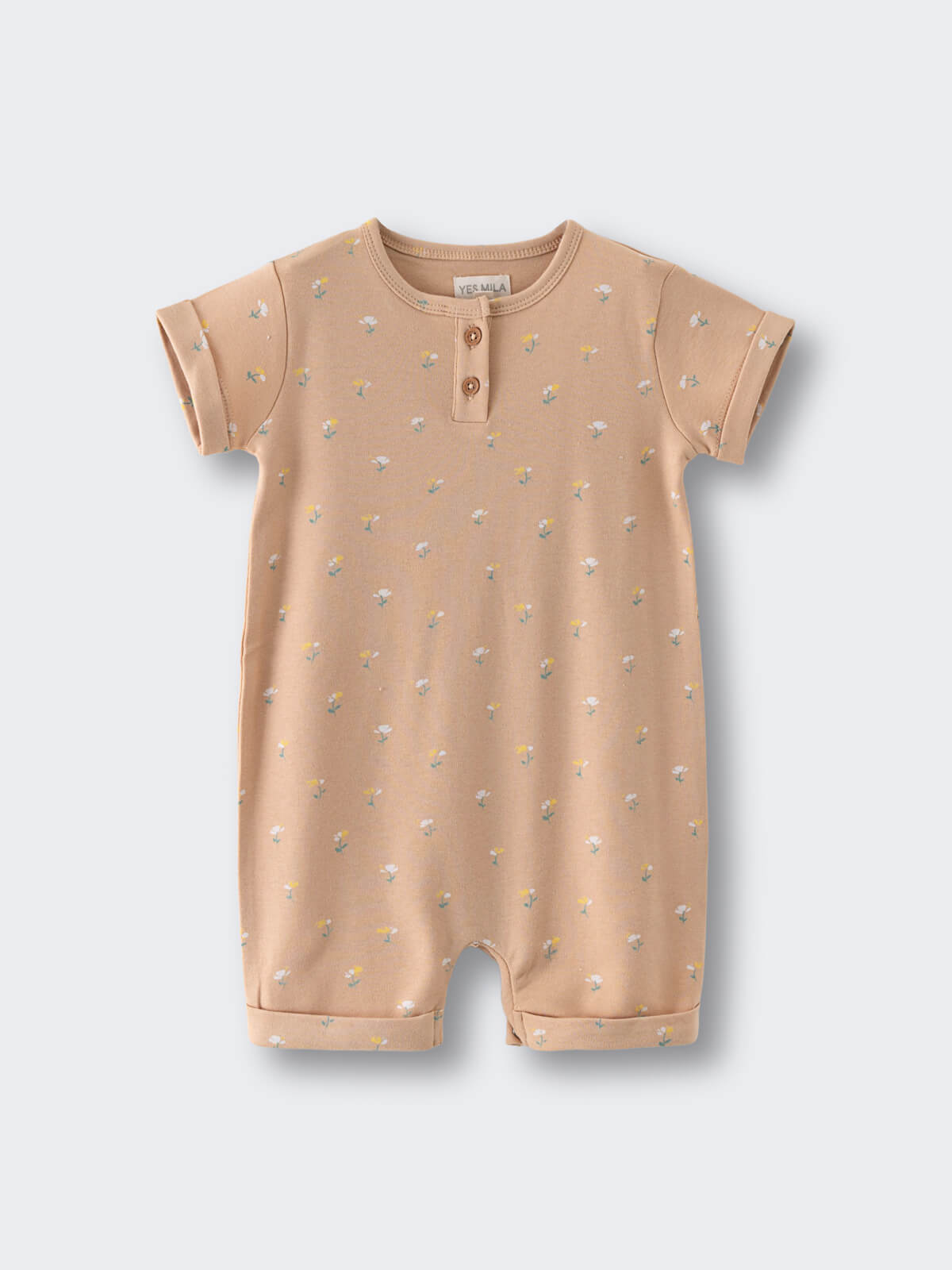 Tara Short Sleeve Onesie - Floral Bloom