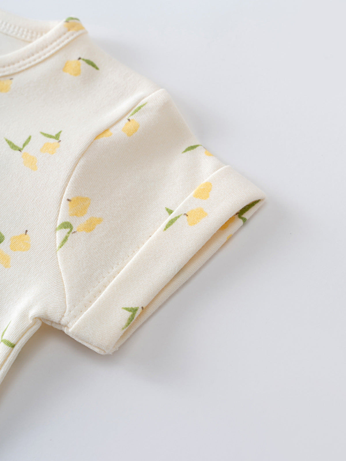 Tara Short Sleeve Onesie - Lemons