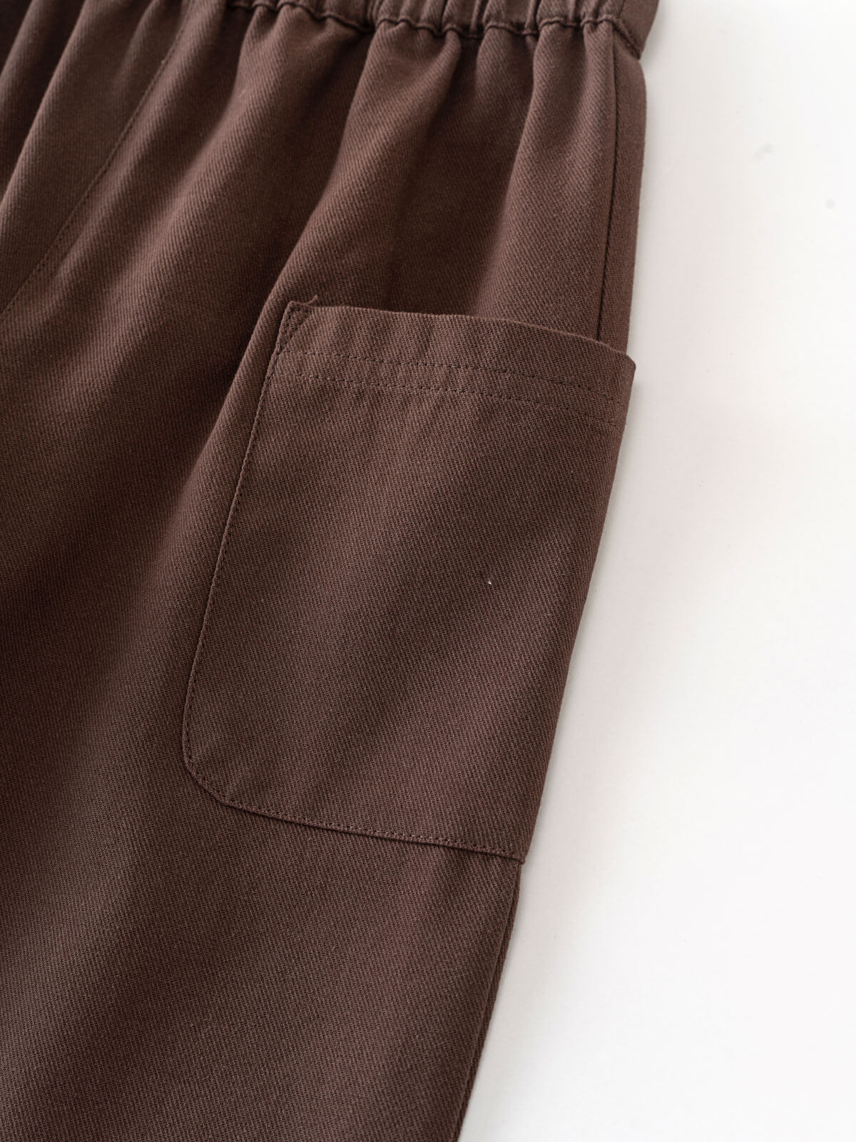 Brown pants with a pocket on a white background Twill Pants - Spruce Boys