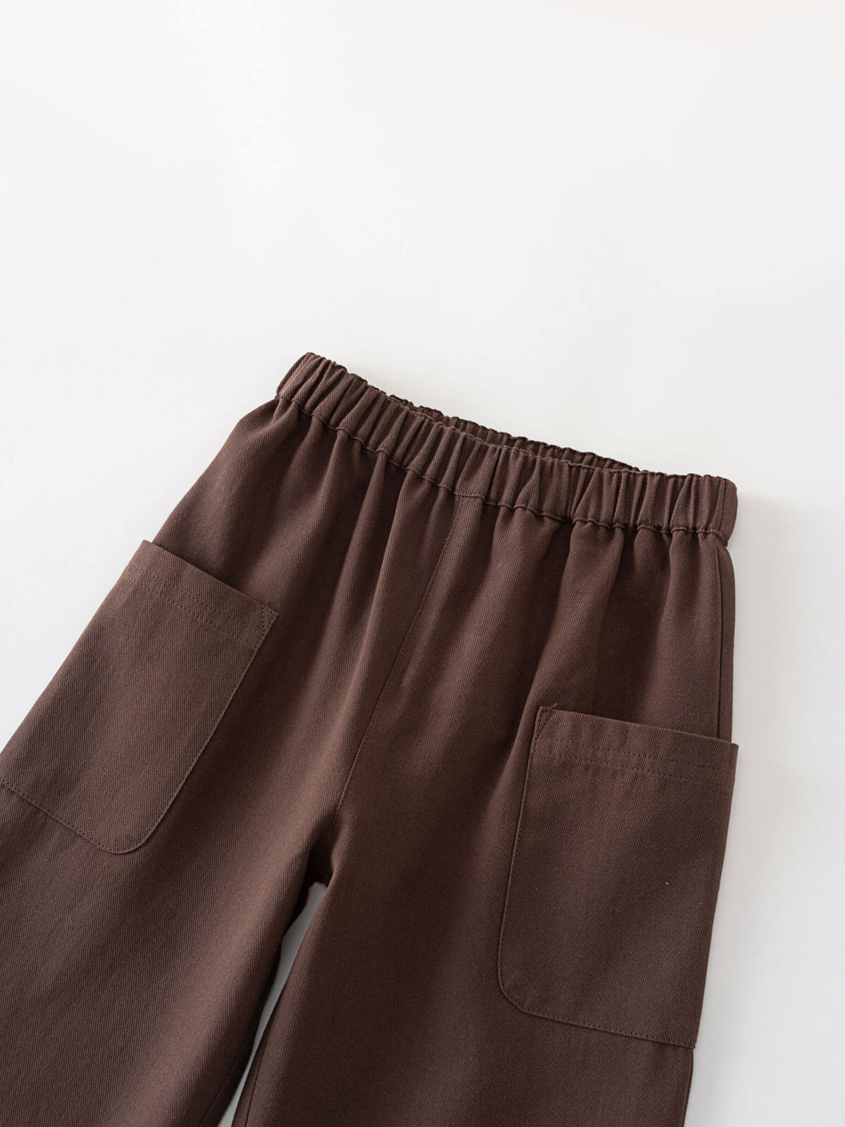 Brown pants with pockets on a white background Twill Pants - Spruce Boys