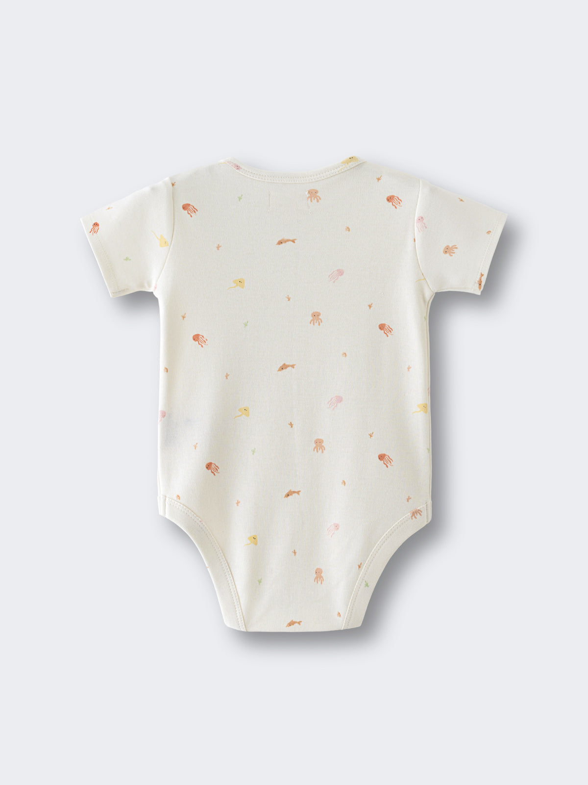 Zoe Short Sleeve Bodysuit - Ocean Buddies
